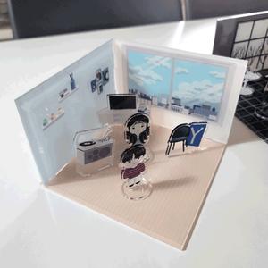 디오라마 스탠드A(벽체 및 바닥 3면 + 스탠드)_썸네일_2